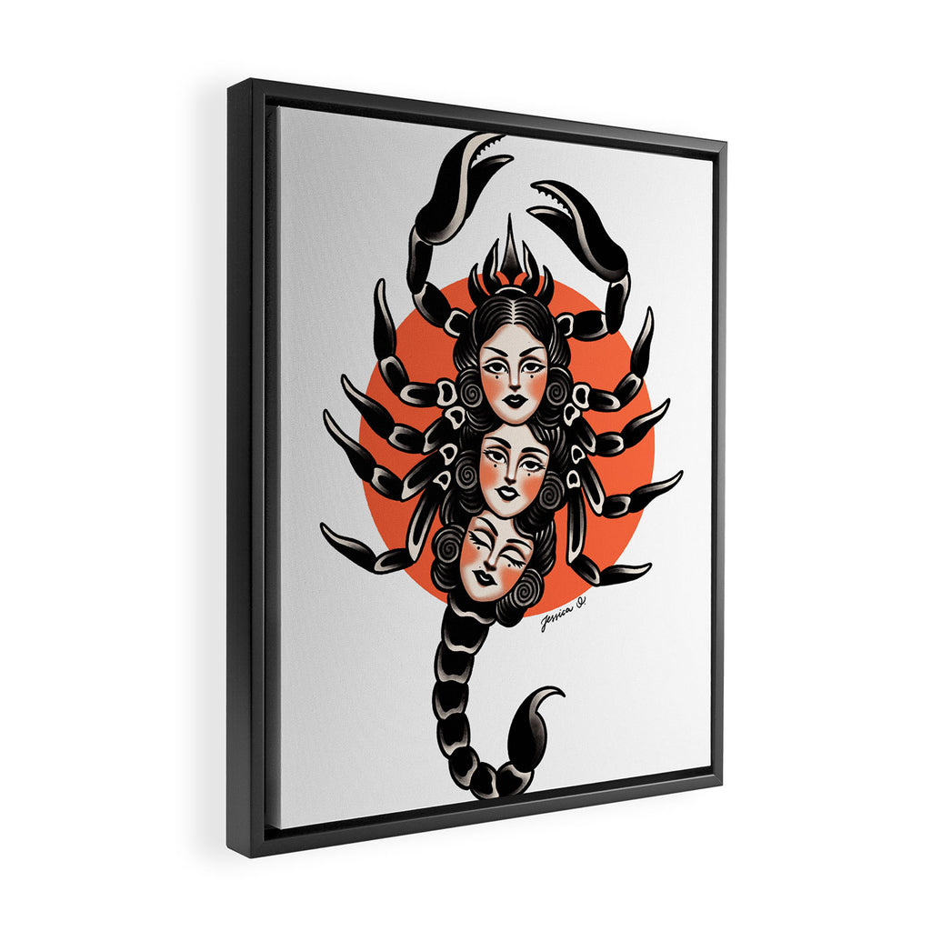 Scorpio Framed Canvas Print Gallery Image 2