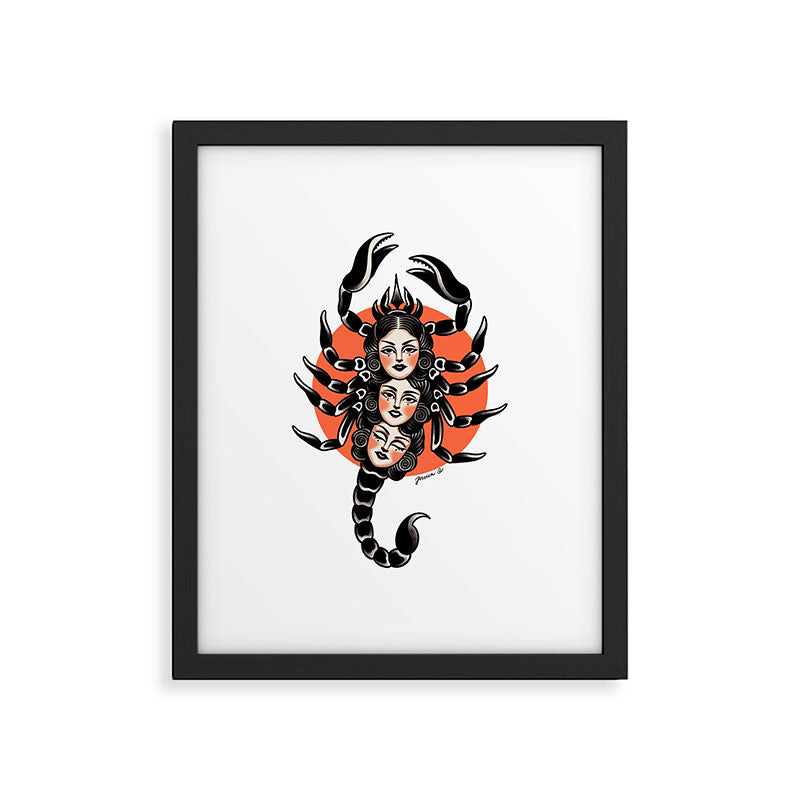 Scorpio Framed Art Print Gallery Image 5