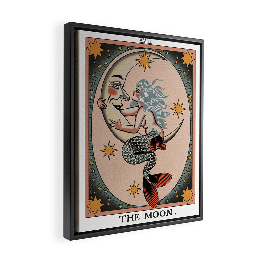 The Moon Framed Canvas Print Gallery Image 2