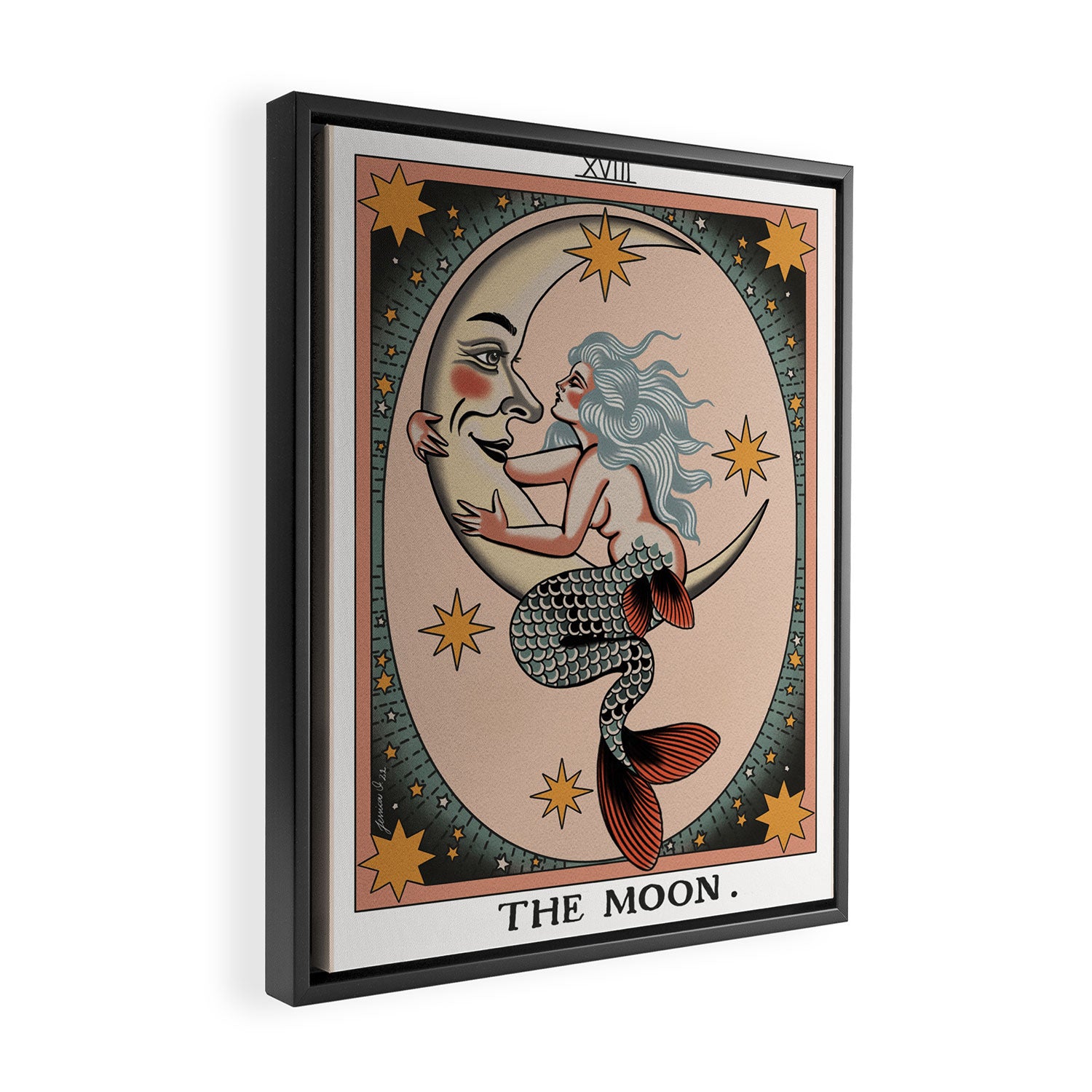The Moon Framed Canvas Print Gallery Image 2