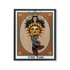 The Sun Framed Canvas Print Gallery Image 6