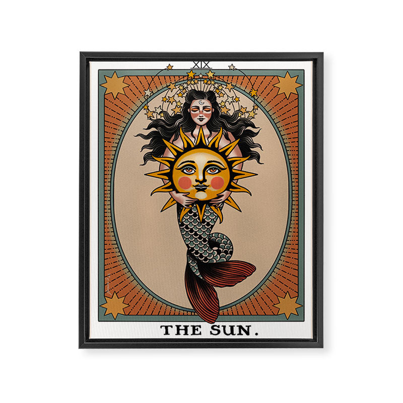 The Sun Framed Canvas Print Gallery Image 6