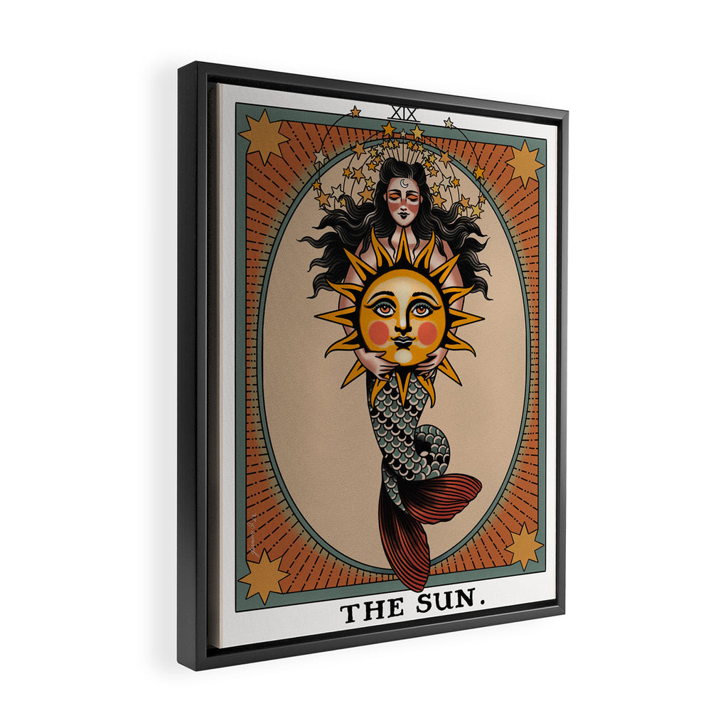 The Sun Framed Canvas Print Gallery Image 2