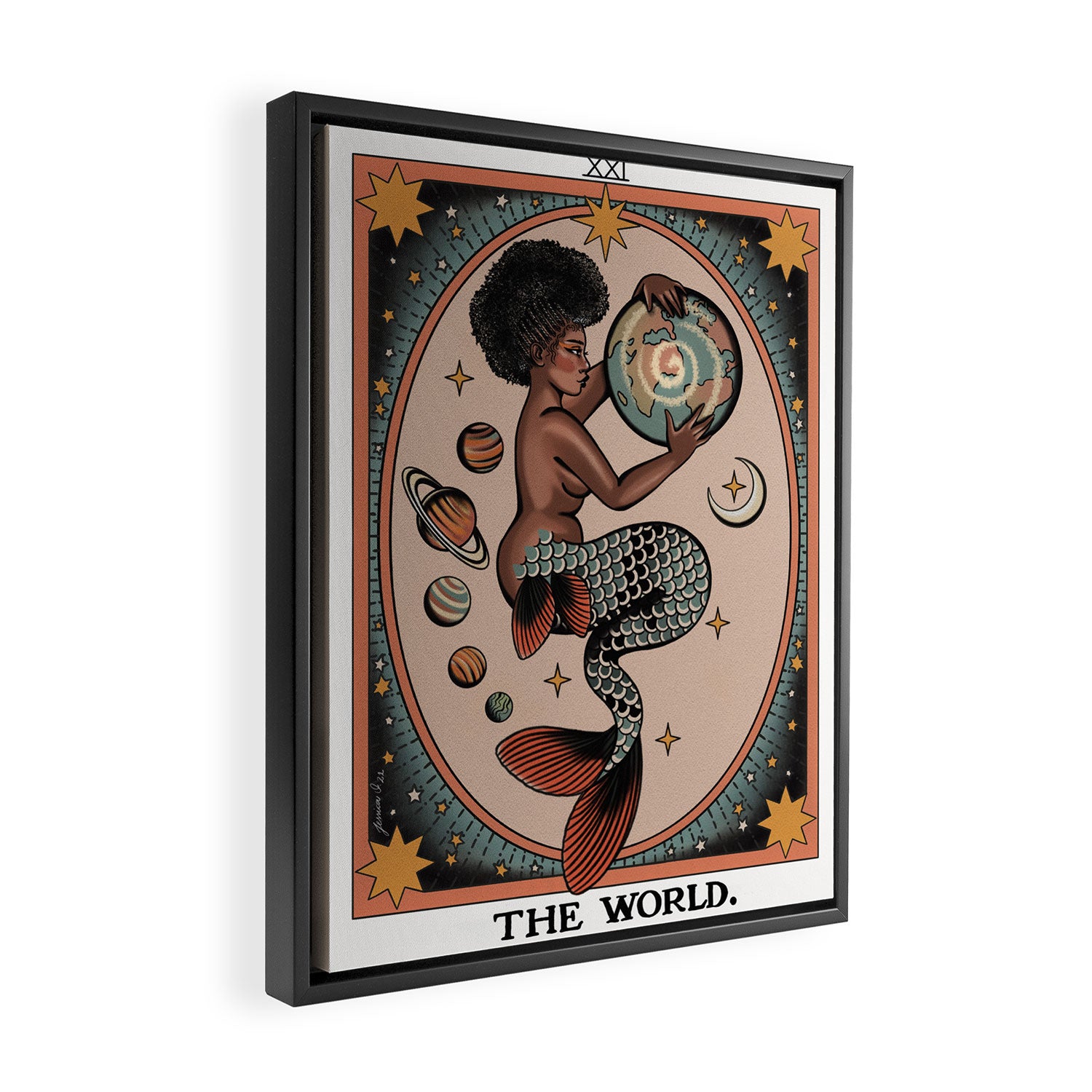 The World  Framed Canvas Print Gallery Image 2