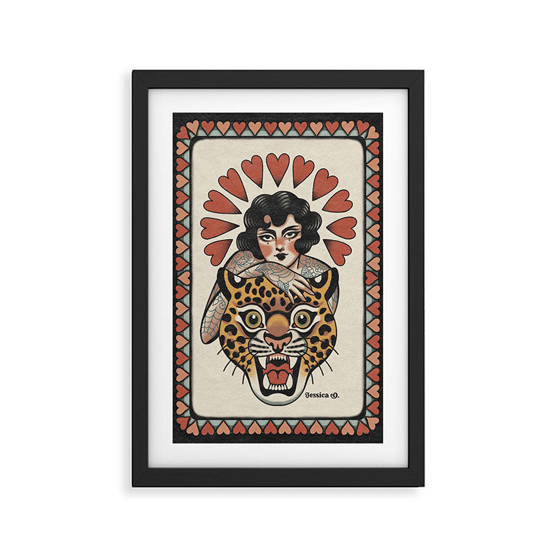 Untamed love  Framed Art Print Gallery Image 3