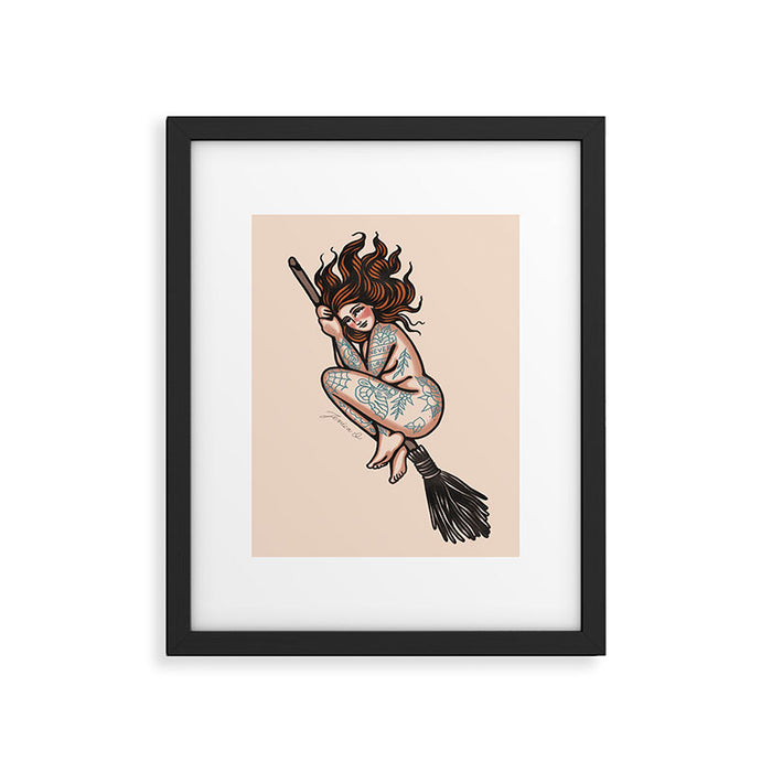 What a witch! Framed Art Print Gallery Image 1