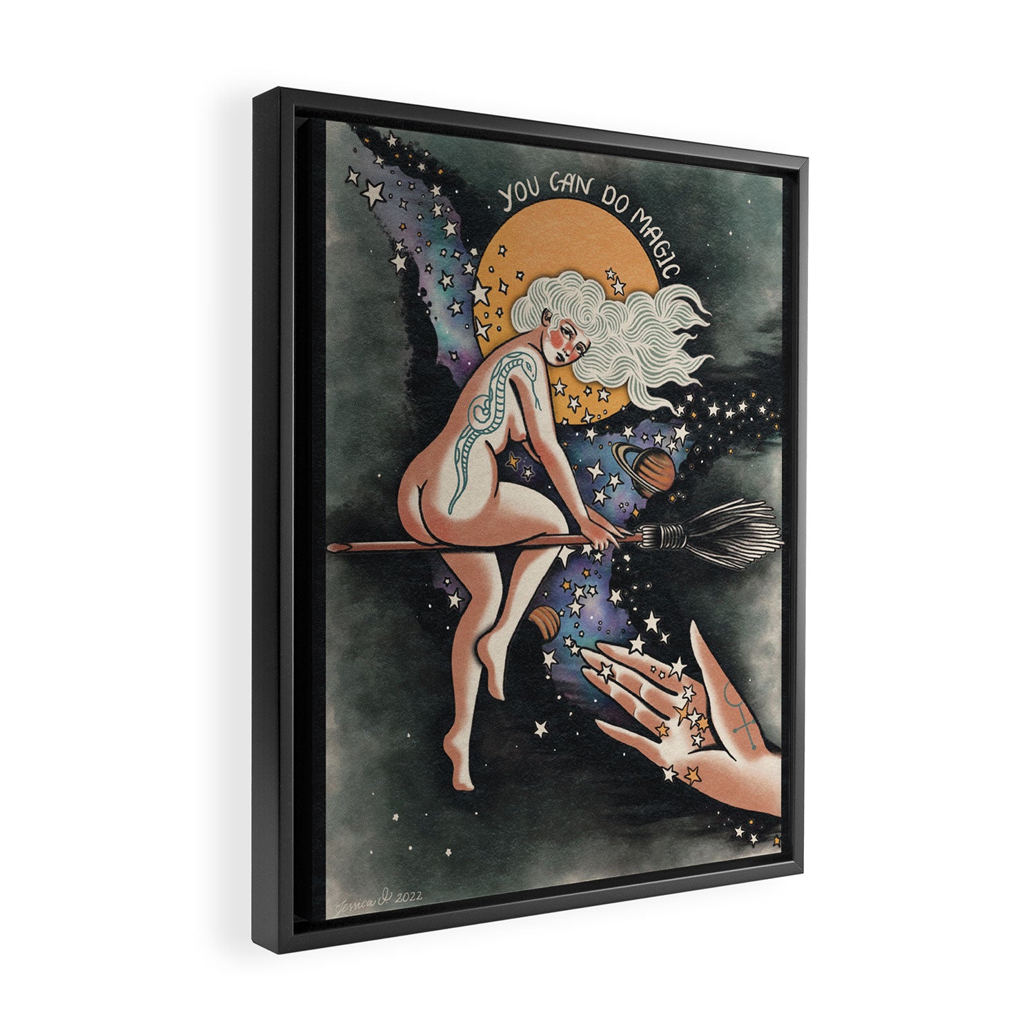 You Can do Magic Framed Canvas Print Gallery Image 2