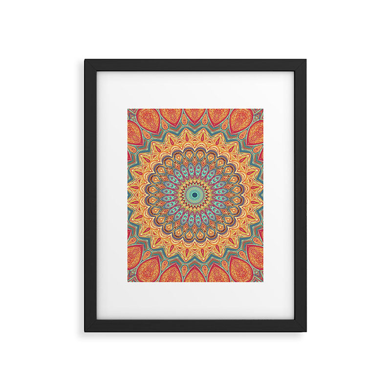 Jewel Mandala - Mandala Art Framed Art Print Gallery Image 6