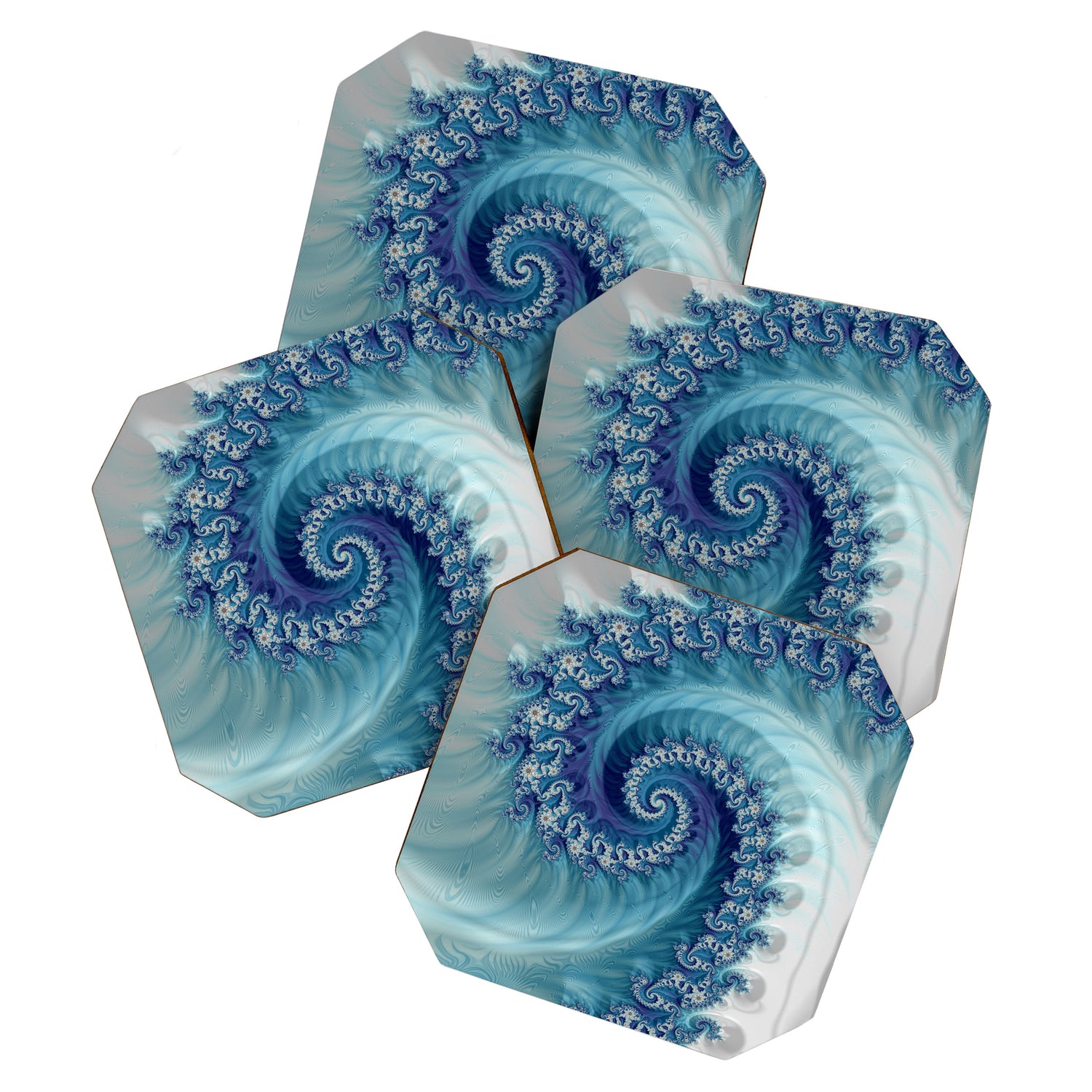 Sound of Seashell - Fractal Art Coaster Gallery Image 1