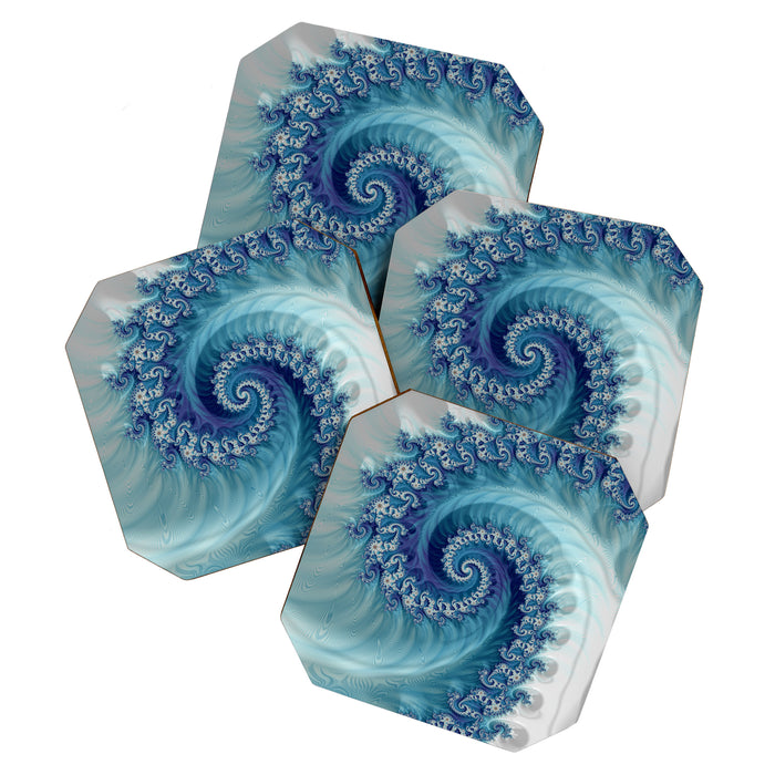 Sound of Seashell - Fractal Art Coaster Gallery Image 1