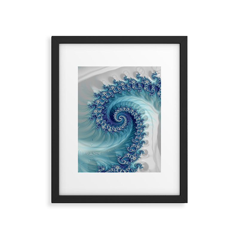Sound of Seashell - Fractal Art Framed Art Print Gallery Image 5