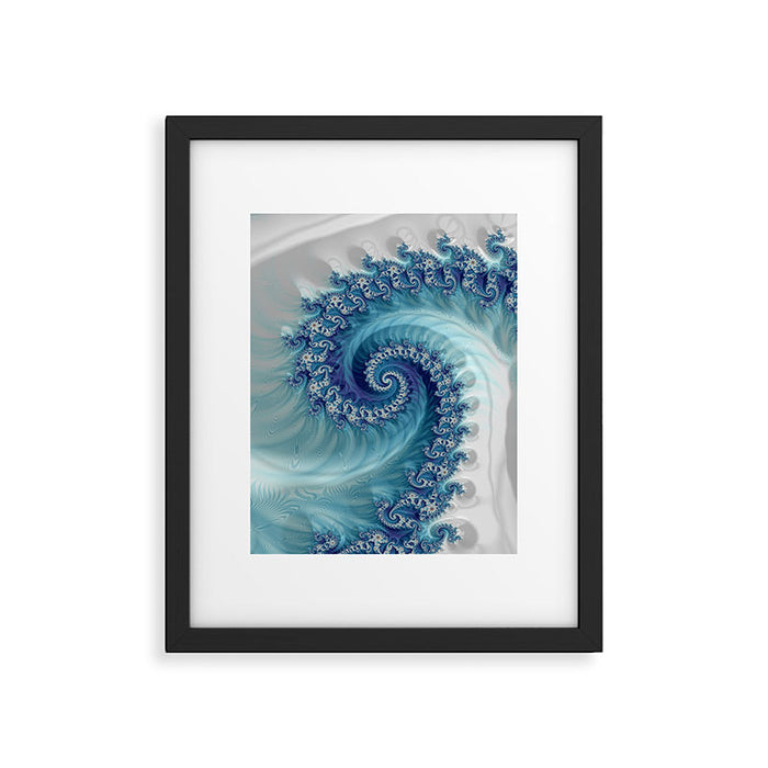 Sound of Seashell - Fractal Art Framed Art Print Gallery Image 1