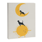 Good Meow'ing 10 good night hug Canvas Print Gallery Image 8