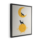 Good Meow'ing 10 good night hug Framed Canvas Print Gallery Image 2