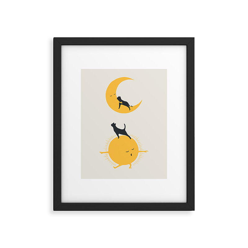 Good Meow'ing 10 good night hug Framed Art Print Gallery Image 6