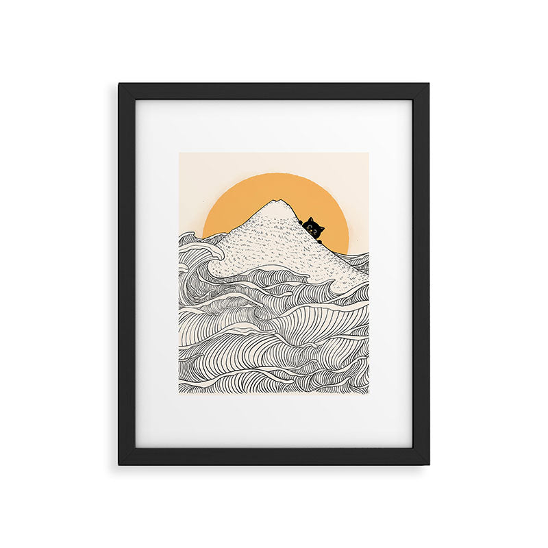 Good Morning Meow 1 Framed Art Print Gallery Image 6