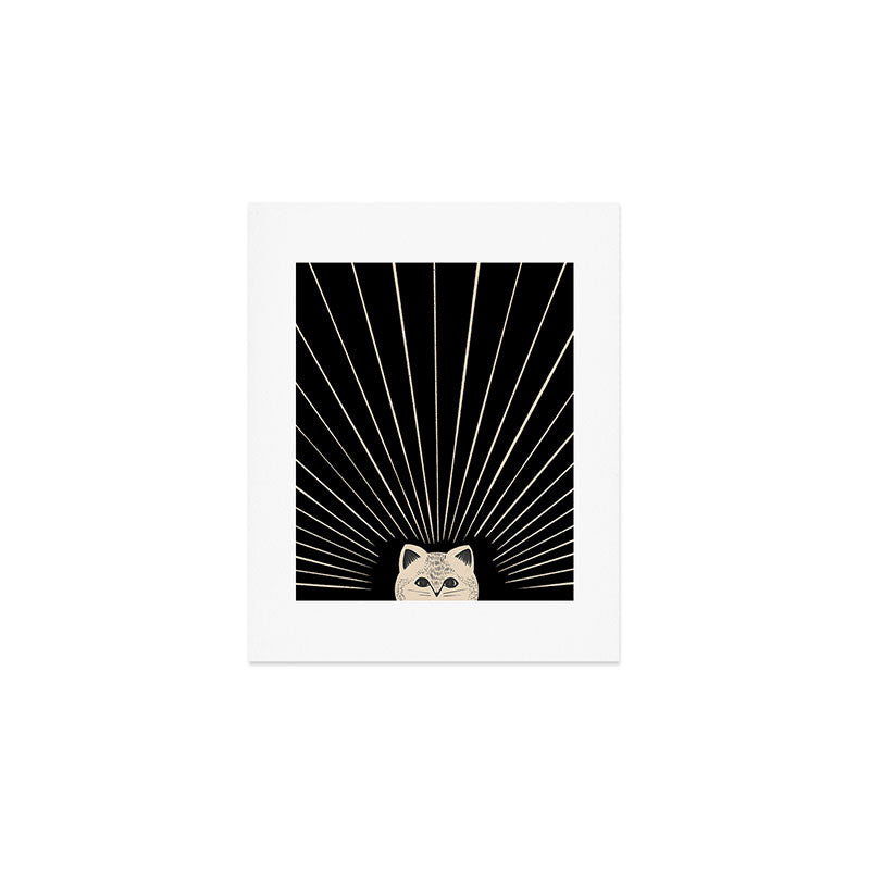 Good Morning son - Kitty 2 Art Print Gallery Image 1