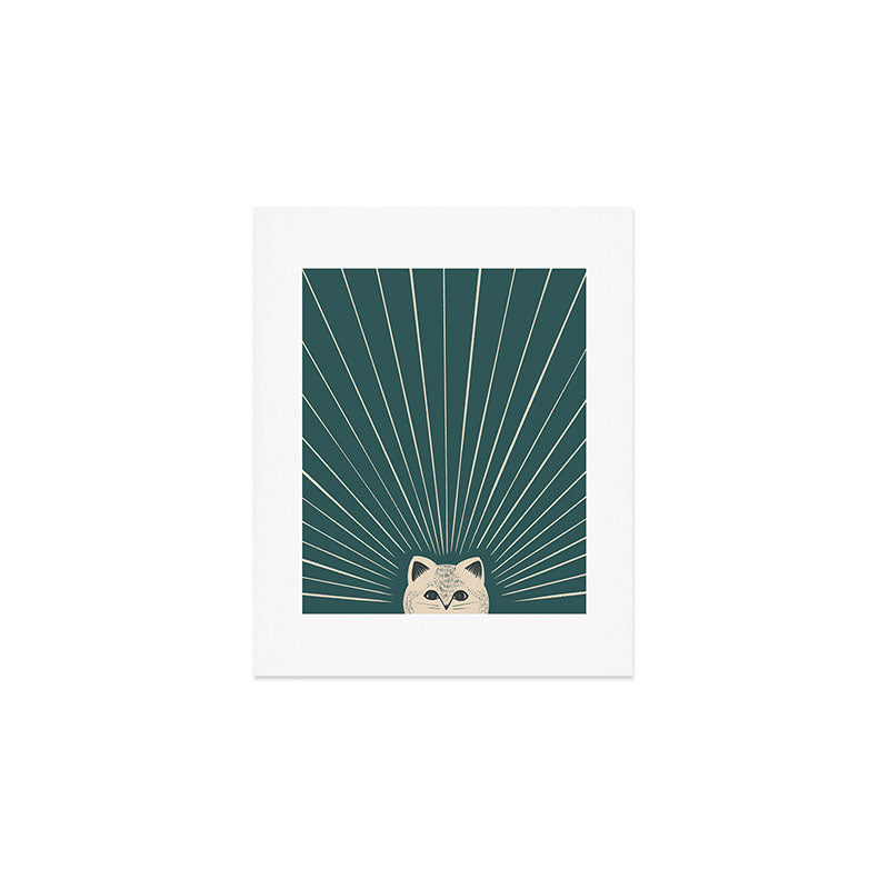 Good Morning son - Kitty Art Print Gallery Image 1