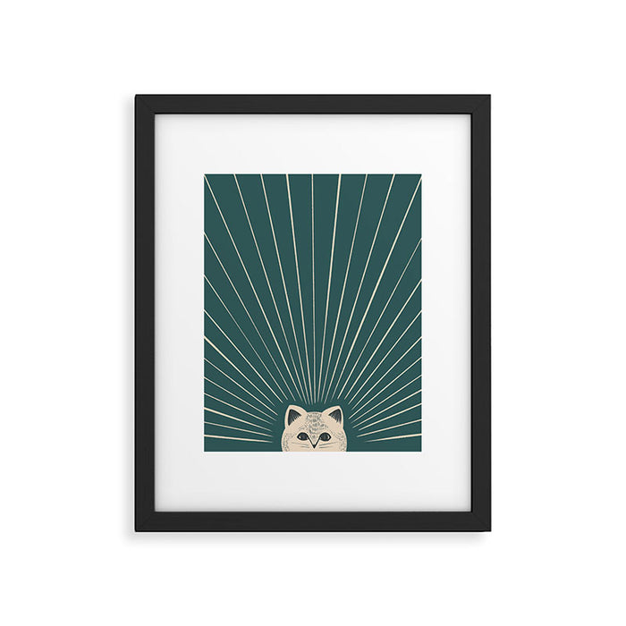 Good Morning son - Kitty Framed Art Print Gallery Image 1
