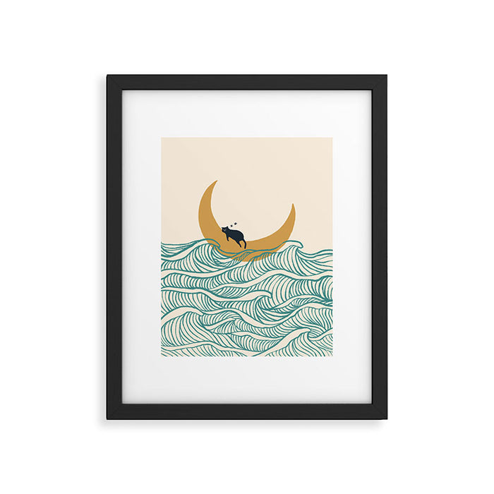 Good Night Meow 1 Framed Art Print Gallery Image 1