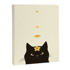 Hidden cat 20 spring yellow flower Canvas Print Gallery Image 6