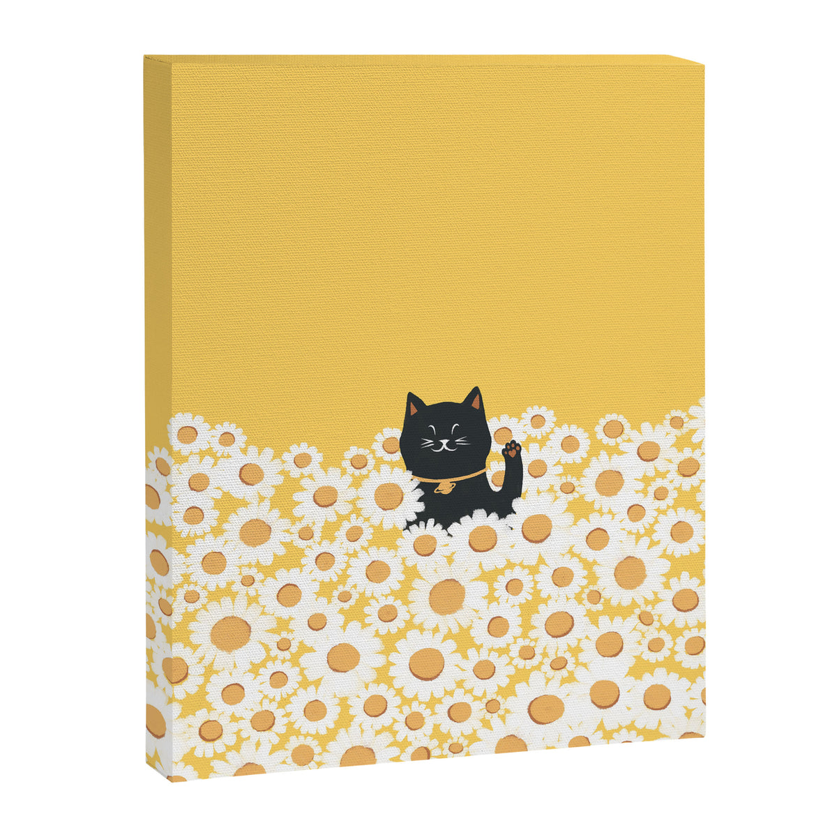 Hidden cat 23 hello annyeong Canvas Print Gallery Image 6