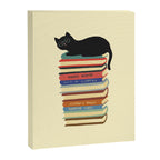 Hidden cat 31 reading books  Canvas Print Gallery Image 6