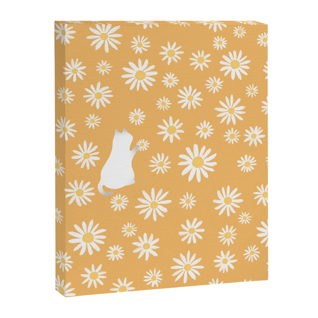Hidden cat 44 flowers fall  Canvas Print Gallery Image 6