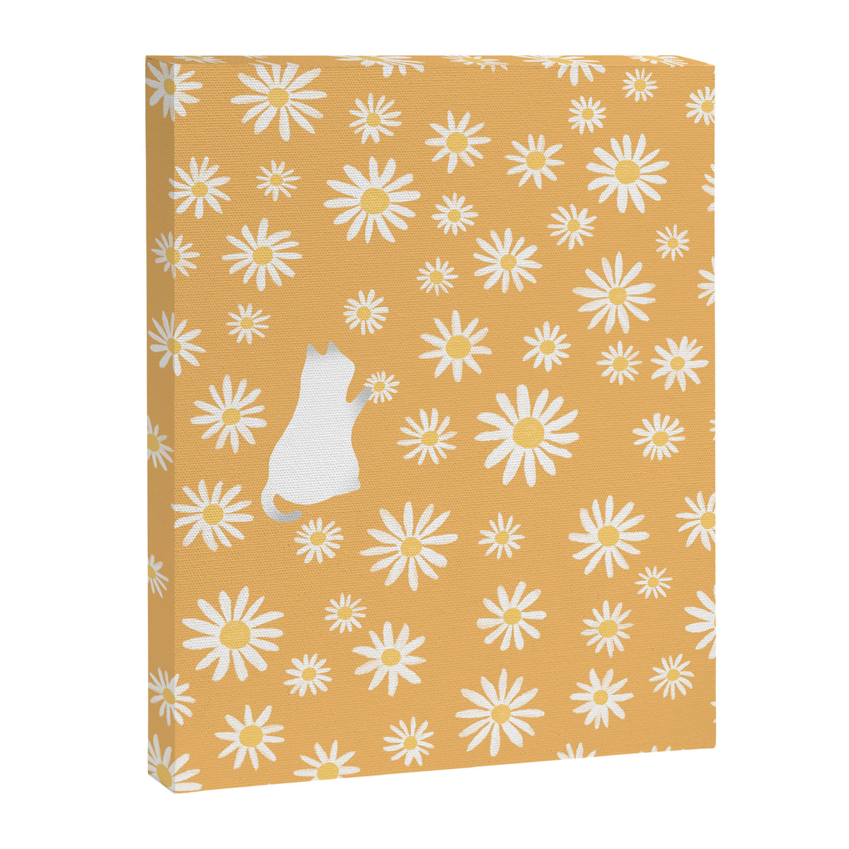 Hidden cat 44 flowers fall  Canvas Print Gallery Image 6