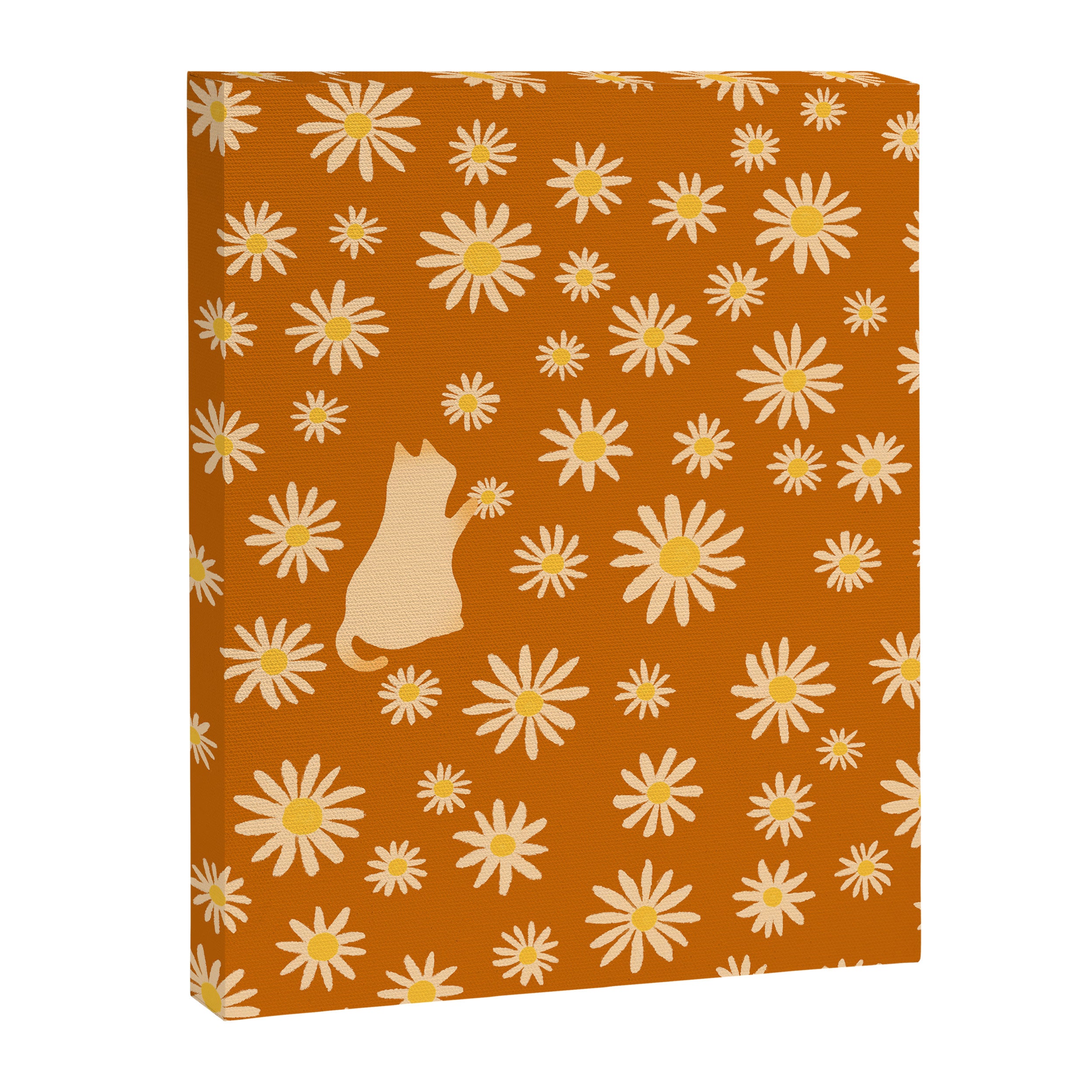Hidden cat 44o Autumn flowers fall Canvas Print Gallery Image 6