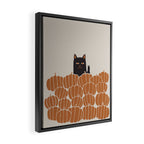 Hidden Cat 46 autumn v2 Framed Canvas Print Gallery Image 2