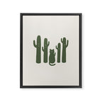 Hidden cat 55g green CATus Framed Canvas Print Gallery Image 8