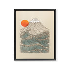 Mount Fuji the great wave  Framed Canvas Print Gallery Image 6