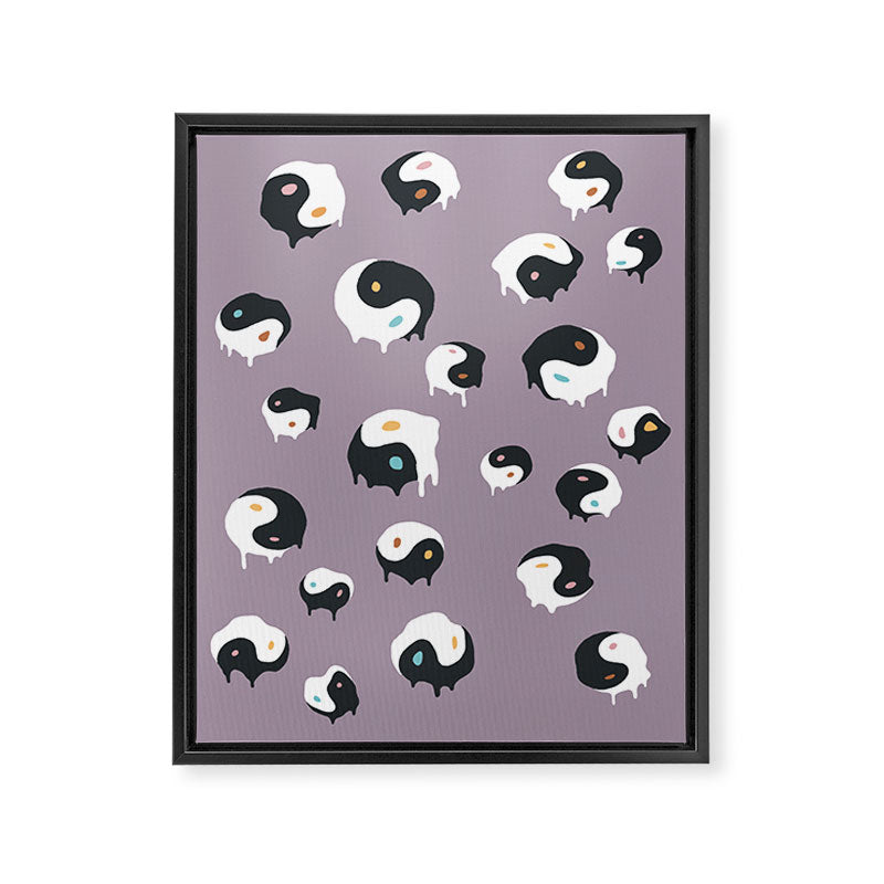 Yinyang pattern 1p  Framed Canvas Print Gallery Image 8