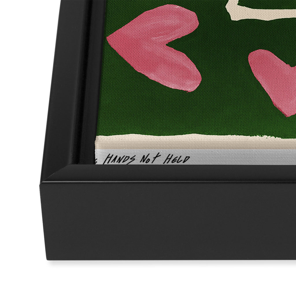 Hands not held Framed Canvas Print Gallery Image 3