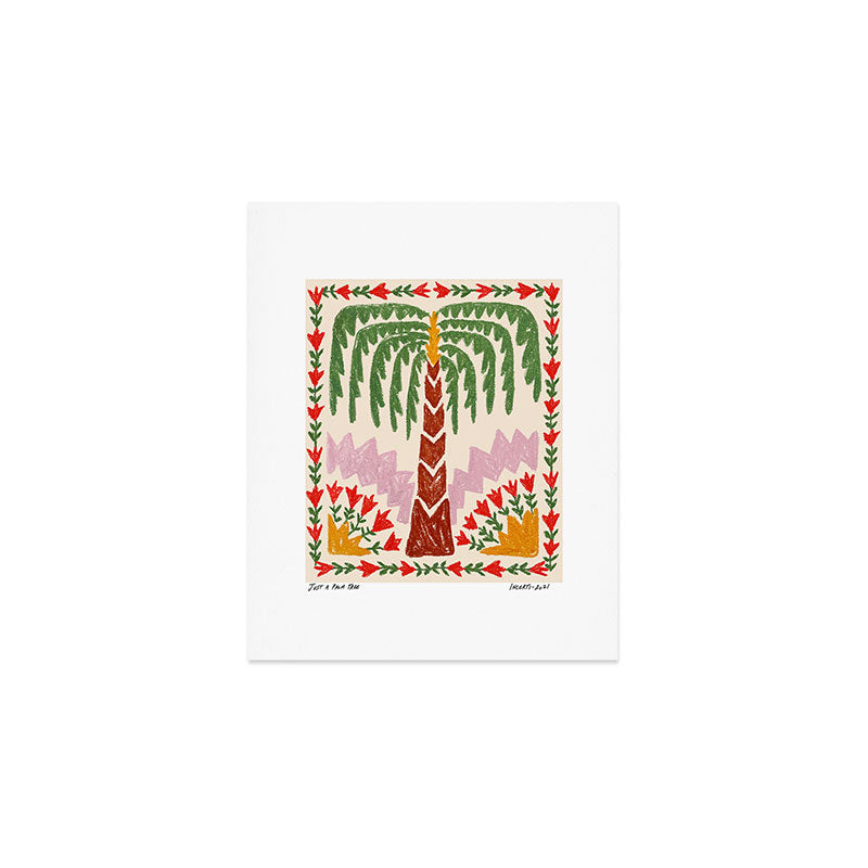 Just a Palm Tree Art Print Gallery Image 1