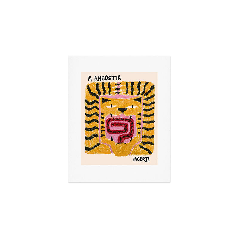 The Anguish Sketch Art Print Gallery Image 1