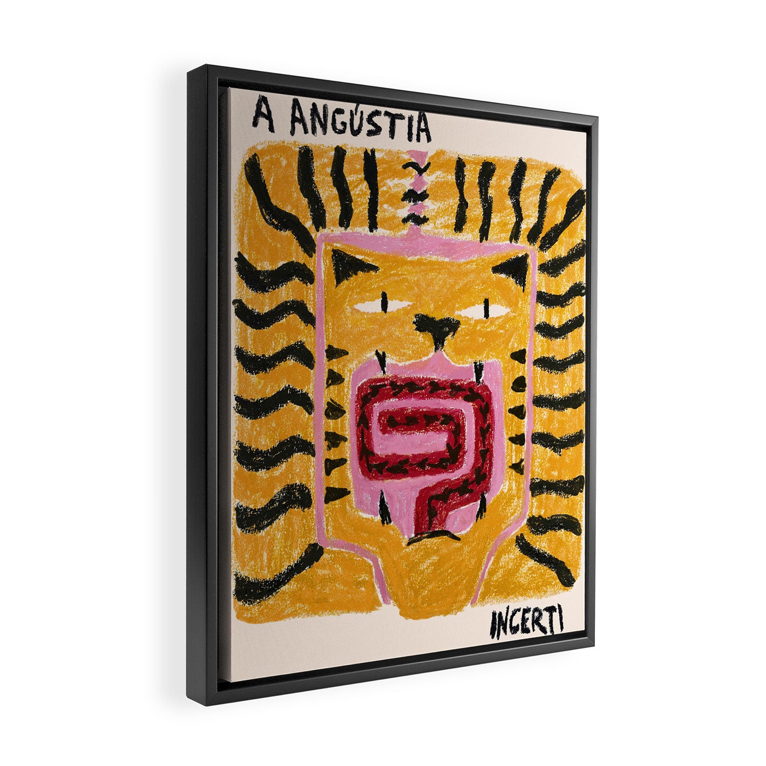 The Anguish Sketch Framed Canvas Print Gallery Image 2