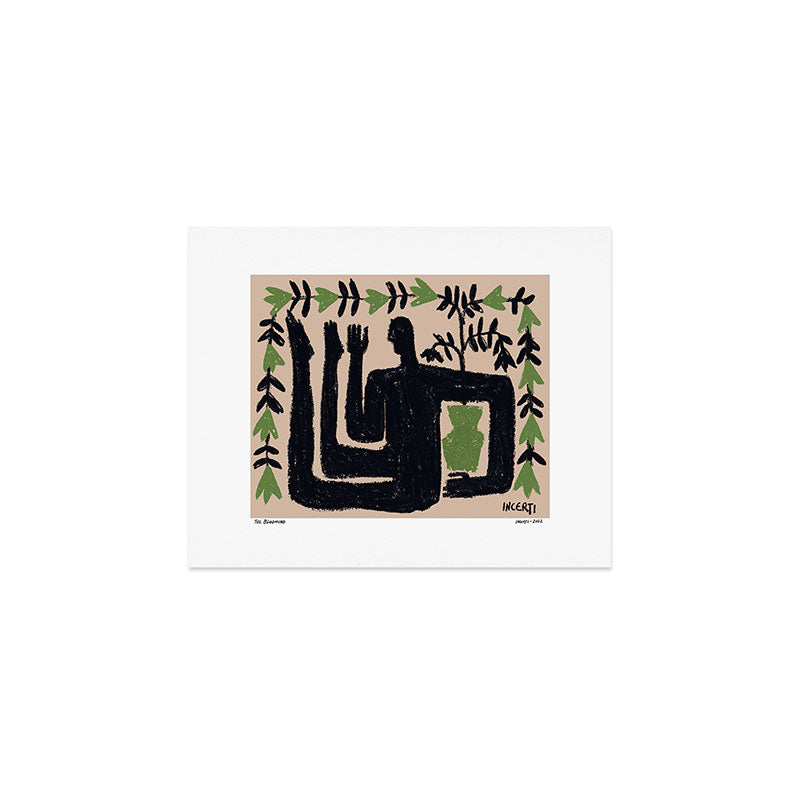 The Blooming Off White Art Print Gallery Image 1