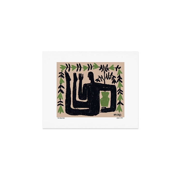 The Blooming Off White Art Print Gallery Image 1