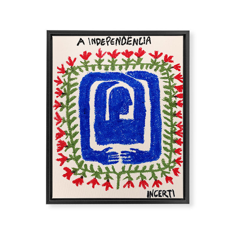 "The Independence" Sketch Framed Canvas Print Gallery Image 6