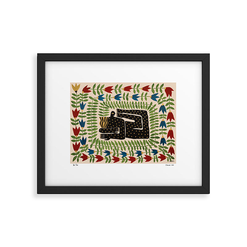 The Time Framed Art Print