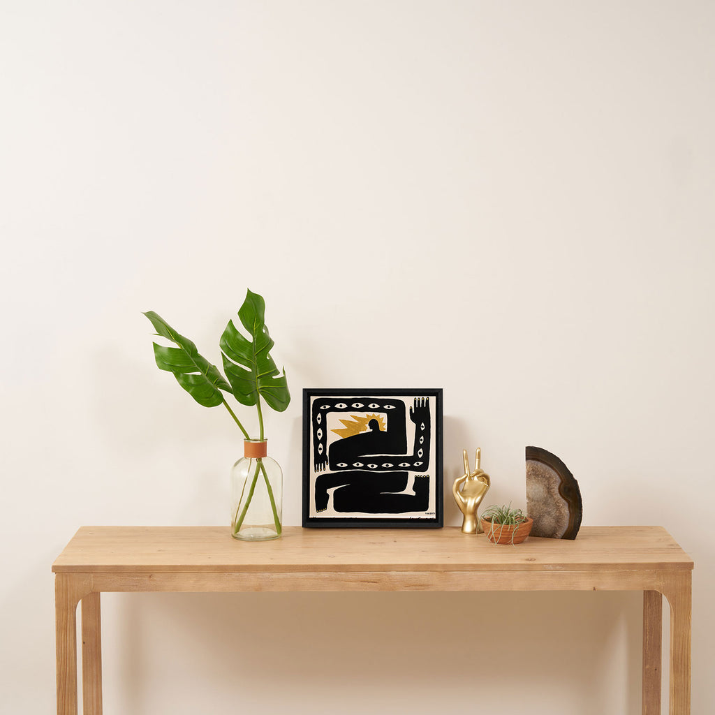 You can watch me dance Framed Canvas Print Gallery Image 3