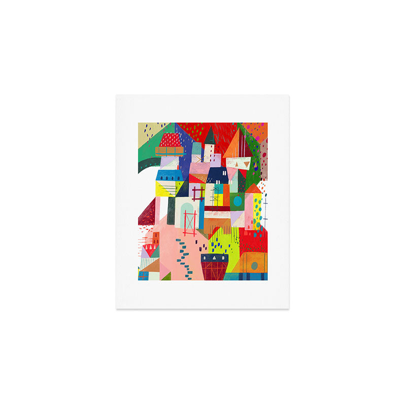 Blocks Castle Art Print Gallery Image 1