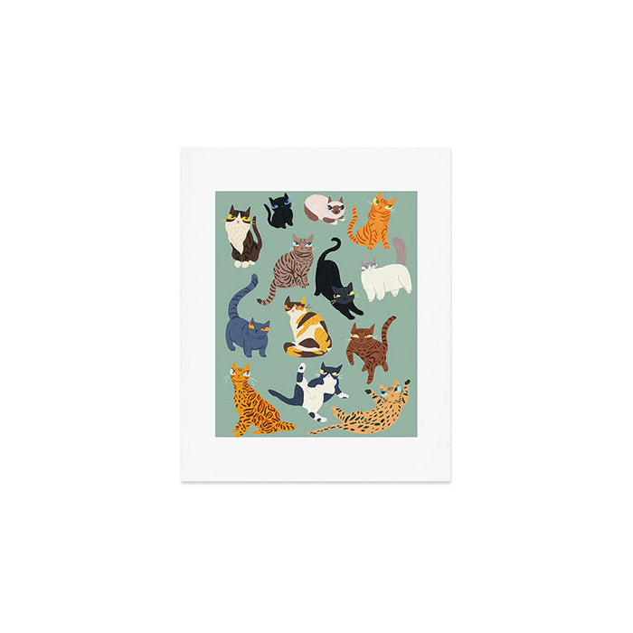 Cats Art Print Gallery Image 1