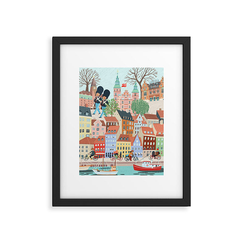 Copenhagen Framed Art Print Gallery Image 5