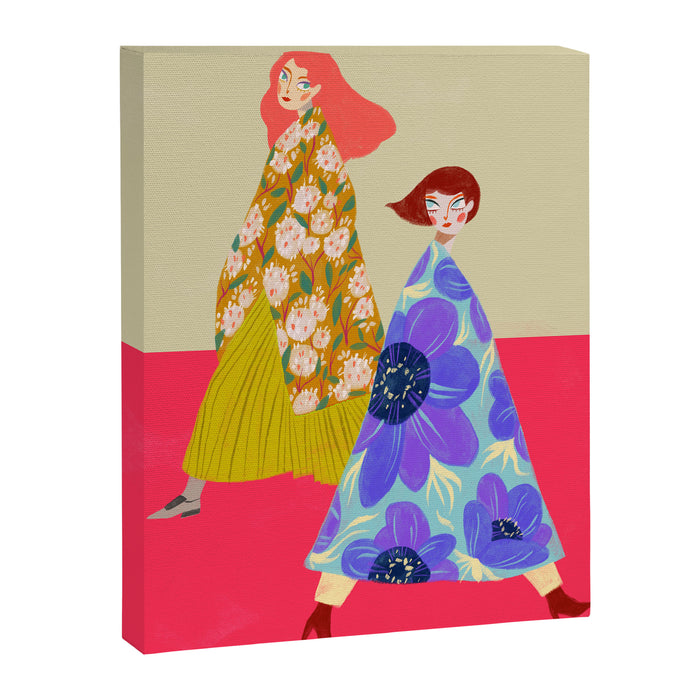 Floral Flow Canvas Print Gallery Image 1