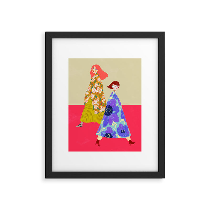 Floral Flow Framed Art Print Gallery Image 5