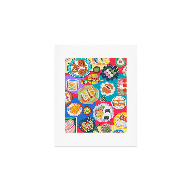 Japan Food Festival Art Print Gallery Image 1