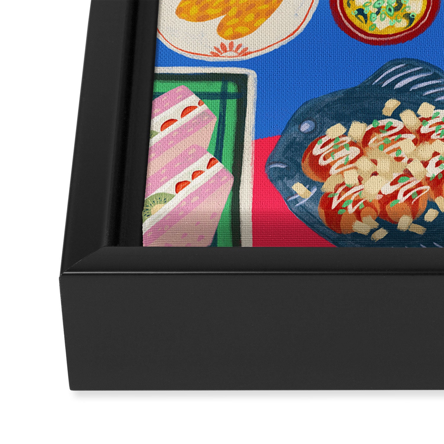 Japan Food Festival Framed Canvas Print Gallery Image 3